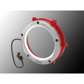 DBK Special Parts (Ducabike) EVO LED Dual Color Clear Wet Clutch Cover for the Ducati Panigale / Streetfighter / Multistrada / Diavel V4 DBK Special Parts (Ducabike) EVO LED Dual Color Clear Wet Clutch Cover for the Ducati Panigale / Streetfighter / Multistrada / Diavel V4